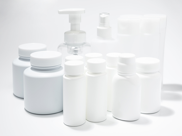 Liquid detergent containers and other products